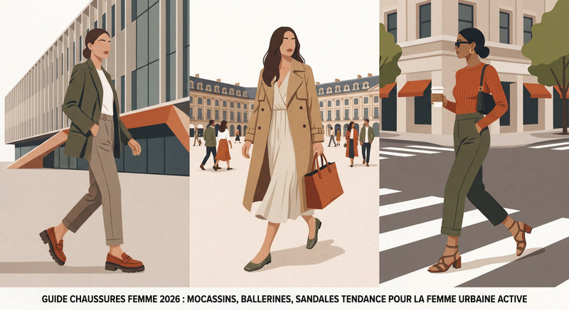 Mocassins, ballerines ou sandales : quelles chaussures femme choisir en 2026 ?