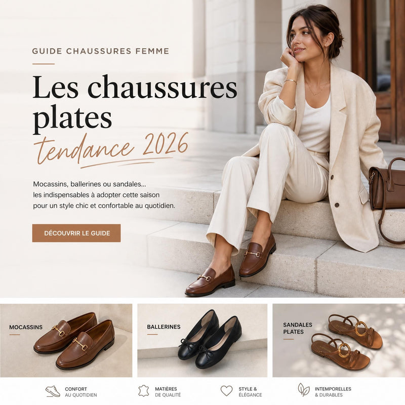 Mocassins, ballerines, sandales : quelles chaussures femme choisir pour ton quotidien en 2026 ?
