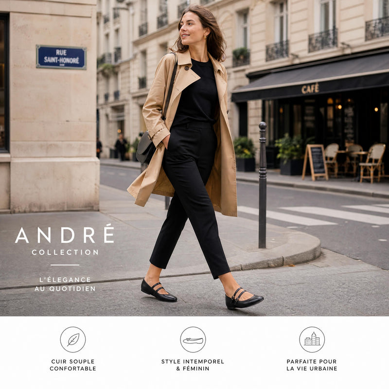 Sélection de chaussures tendance été 2026 — ballerines chocolat, sandales minimalistes, mocassins en daim et sneakers colorées sur fond...
![Comment choisir ses chaussures femme pour allier style et confort au bureau en 2026 ?