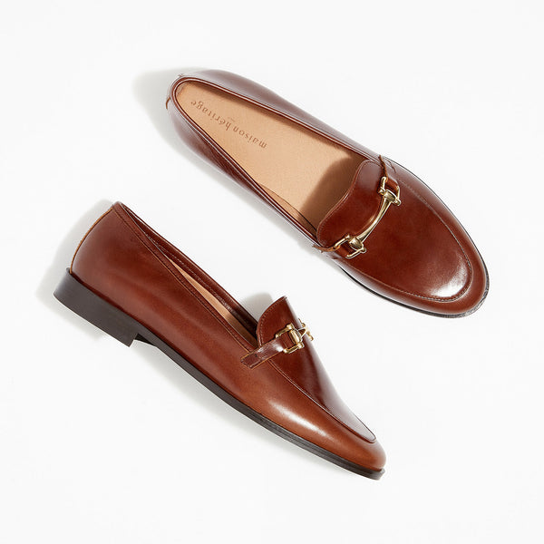 AURORELLE COGNAC - MOCASSIN