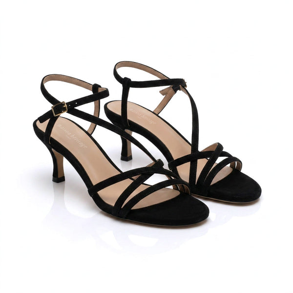 BIANCA NOIR SUEDE - SANDALE