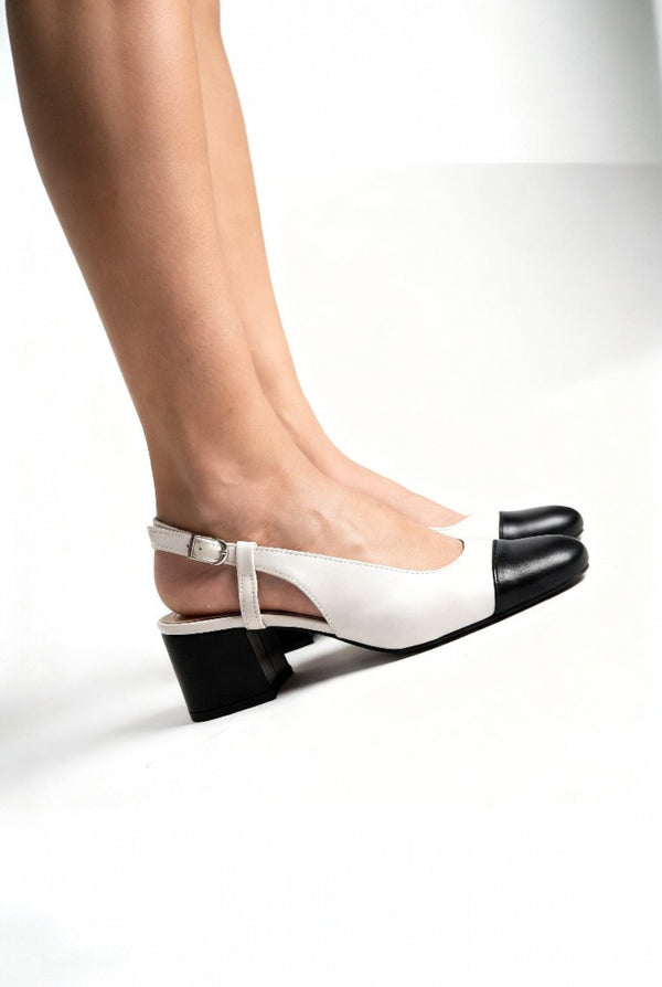 BRUNIE BEIGE - SLINGBACK