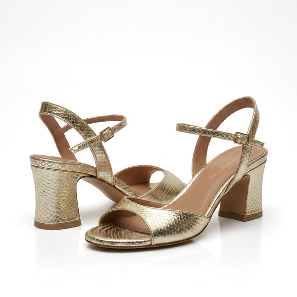 MARTHA PYTHON DORÉ - SANDALE