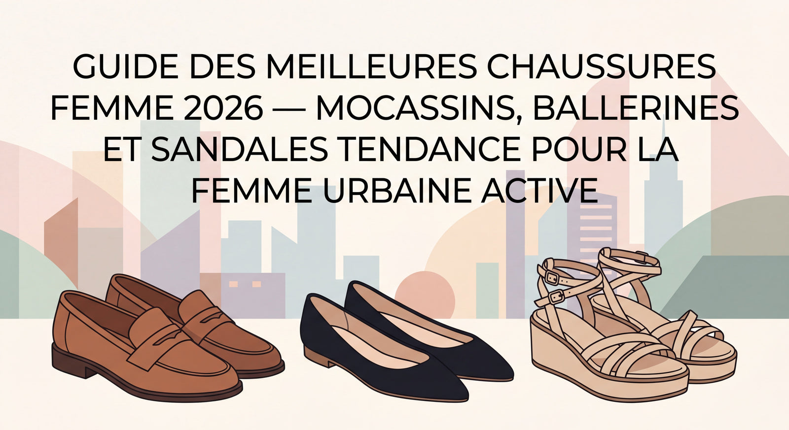 Mocassins, ballerines, sandales : quelles chaussures femme choisir en 2026 pour être stylée et à l'aise toute la journée ?