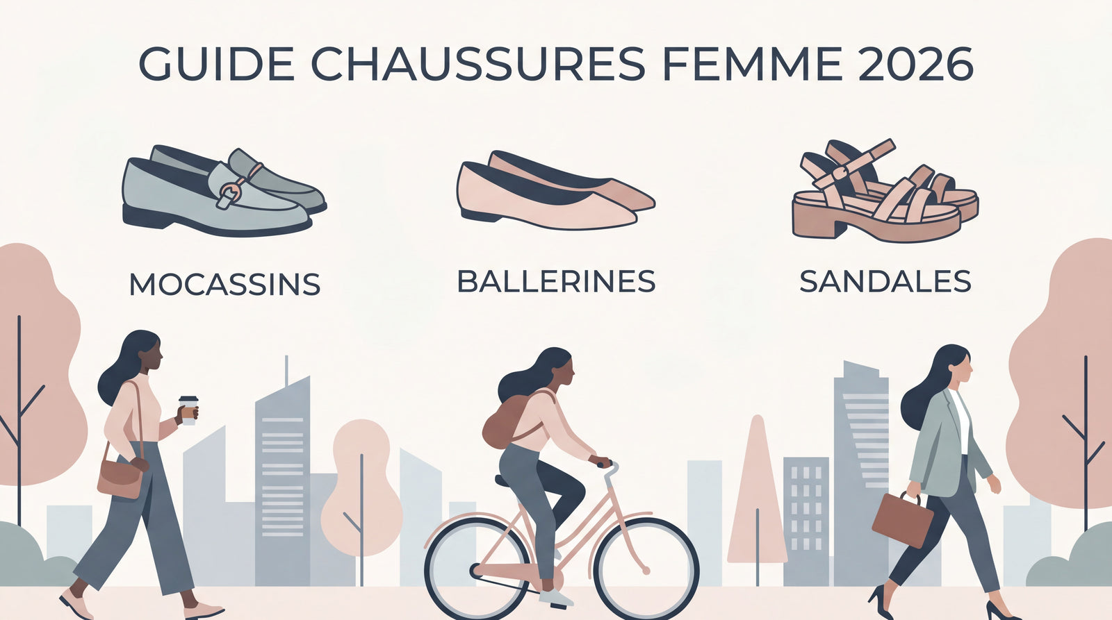 Quelles chaussures femme choisir en 2026 ? Le guide complet mocassins, ballerines et sandales