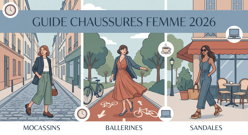 Chaussures femme 2026 : le guide complet pour choisir entre mocassins, ballerines et sandales