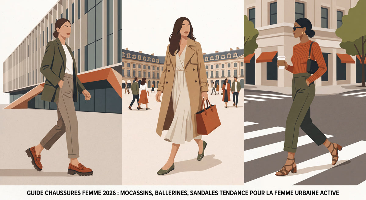 Mocassins, ballerines ou sandales : quelles chaussures femme choisir en 2026 ?
