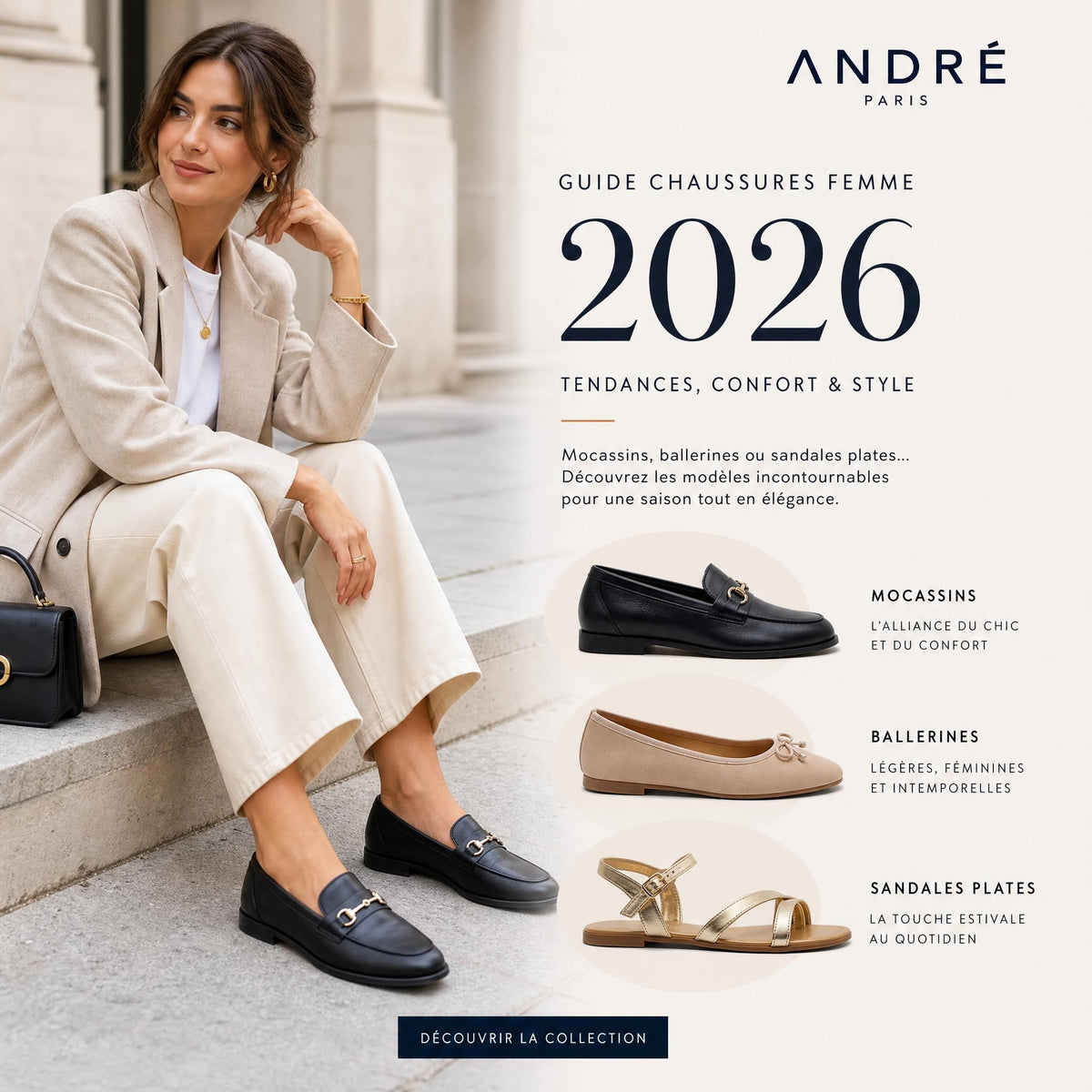 Chaussures femme : mocassins, ballerines ou sandales — comment choisir les bonnes paires pour ton quotidien en 2026 ?