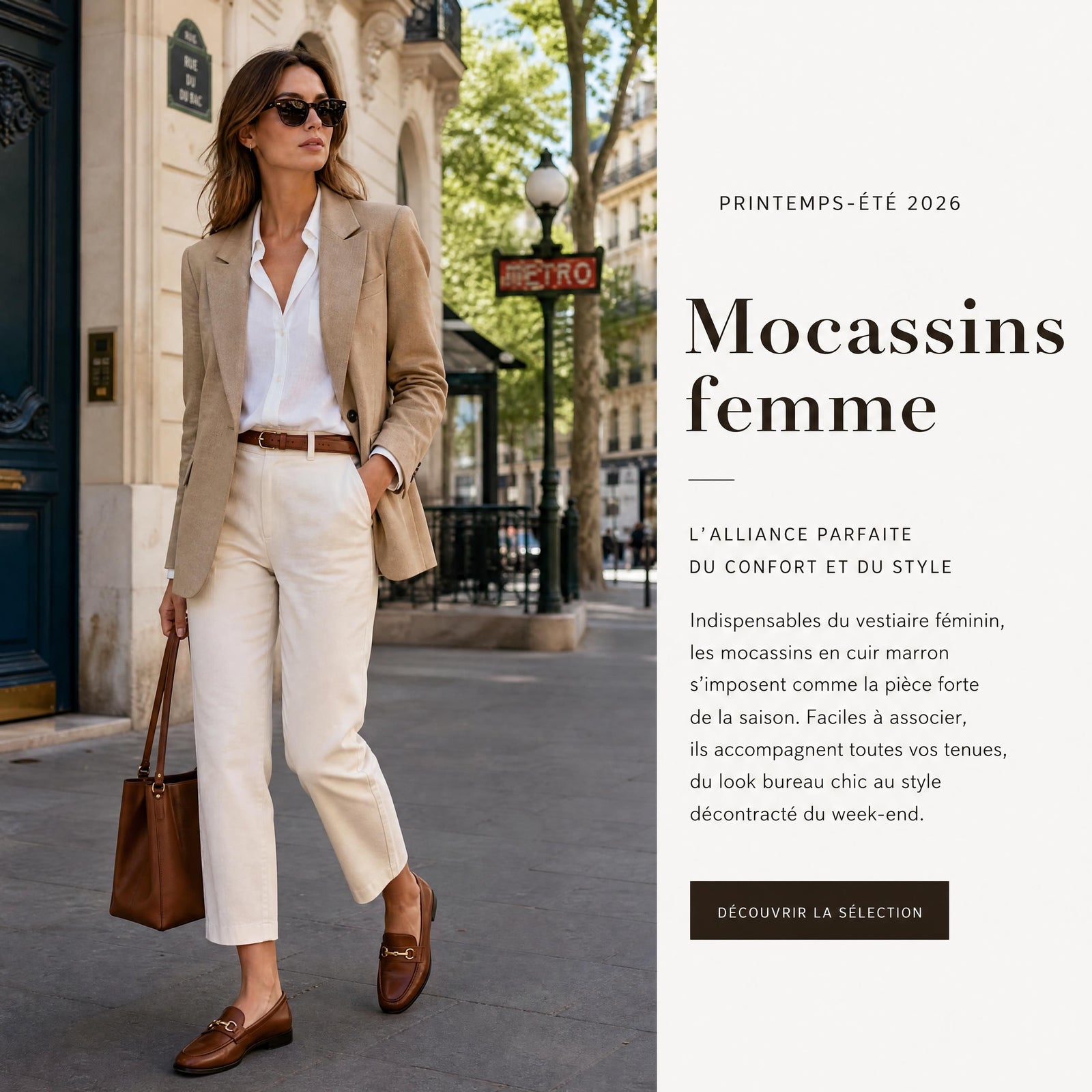 Mocassins, ballerines, sandales : quelles chaussures femme choisir pour être stylée et à l'aise toute la journée ?