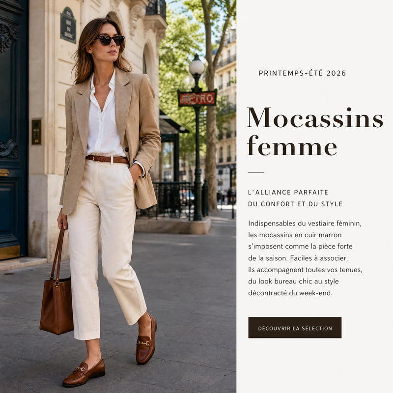 Mocassins, ballerines, sandales : quelles chaussures femme choisir pour être stylée et à l'aise toute la journée ?