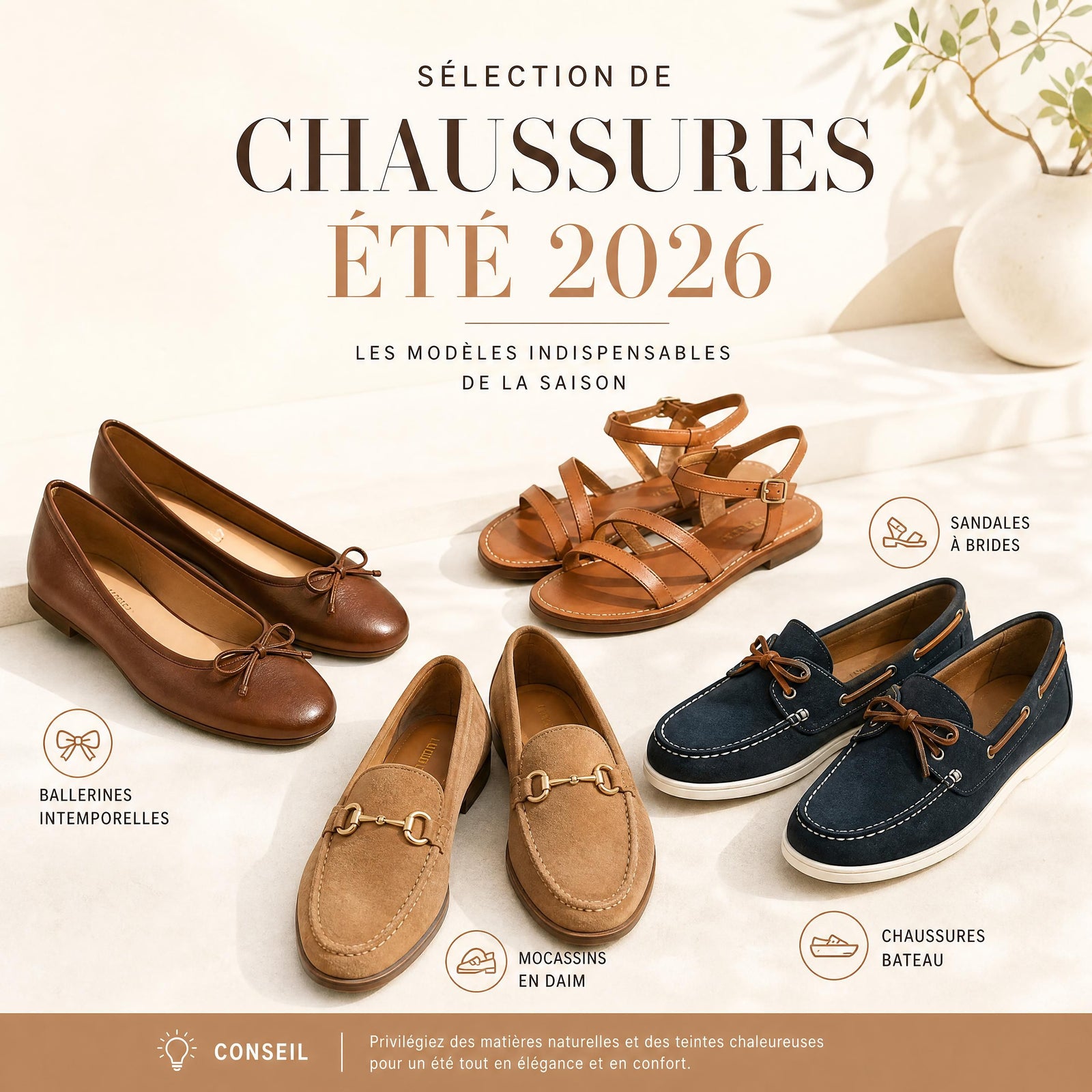 Chaussures été 2026 : les tendances femme et homme à adopter pour un look stylé