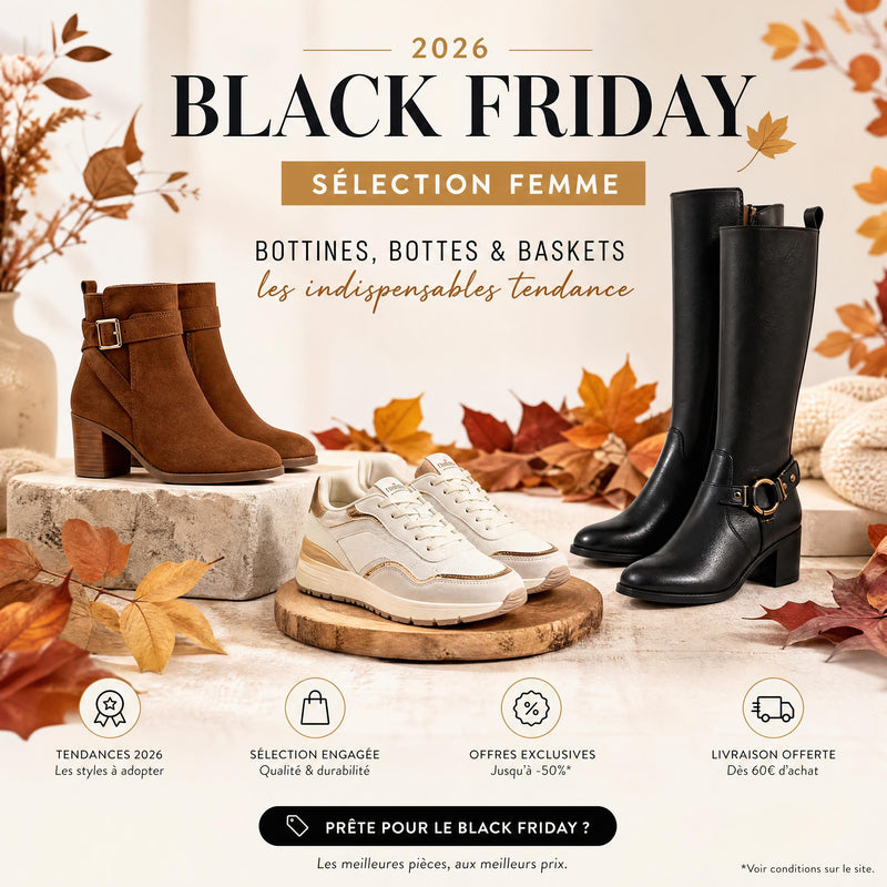 Black Friday 2026 : les nouvelles tendances chaussures femme à repérer avant le 27 novembre