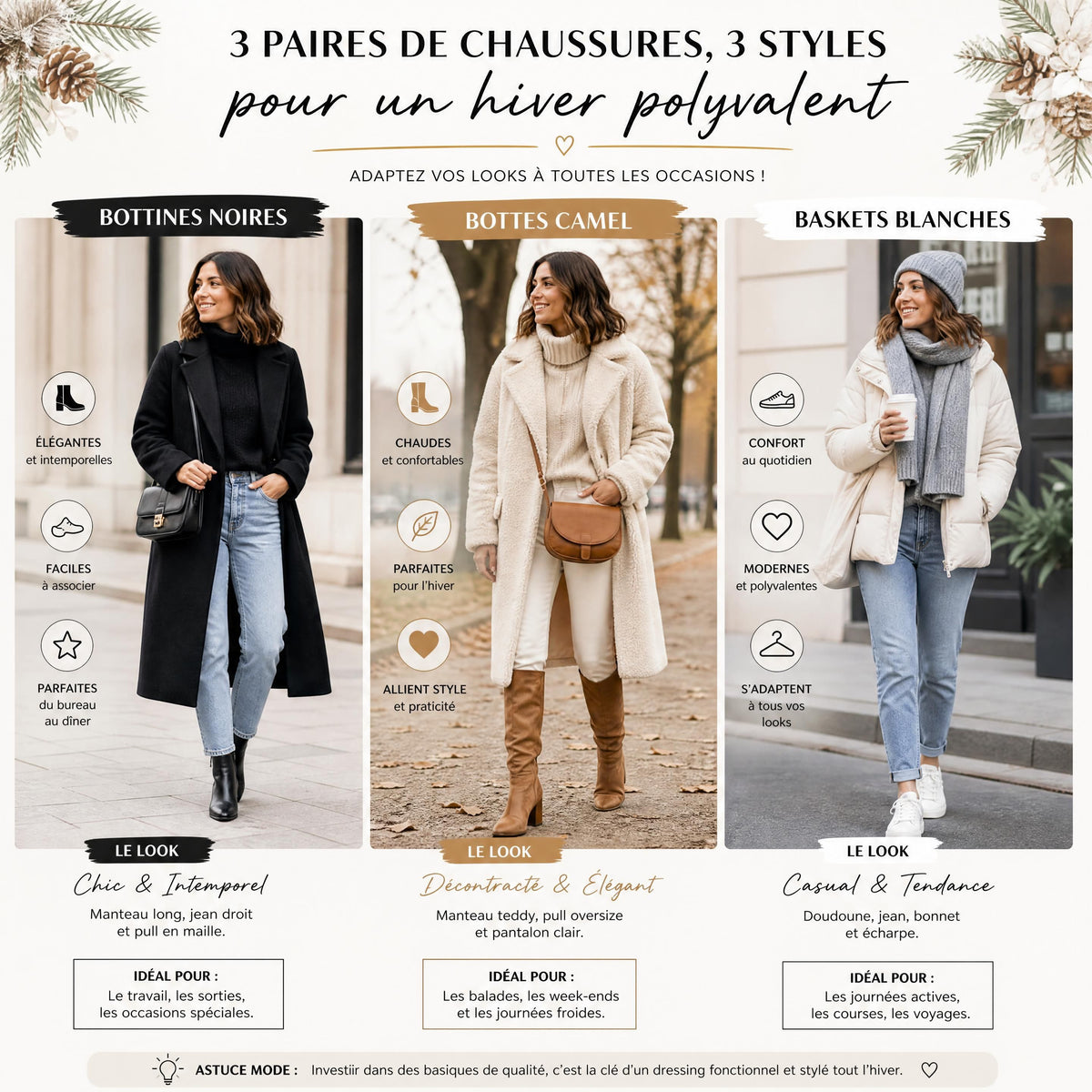 Soldes chaussures femme : 3 cas concrets pour choisir des modèles faciles à porter plusieurs saisons
