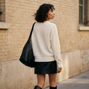 ADALINE - 100% LAINE - BLANC - TU - PULL