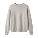 ADALINE - 100% LAINE - GRIS CLAIR - TU - PULL
