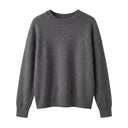 ADALINE - 100% LAINE - GRIS FONCE - TU - PULL