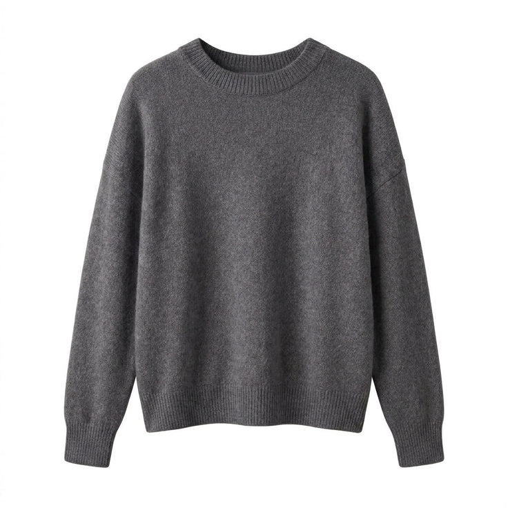 ADALINE - 100% LAINE - GRIS FONCE - TU - PULL