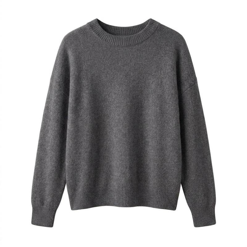 ADALINE - 100% LAINE - GRIS FONCE - TU - PULL
