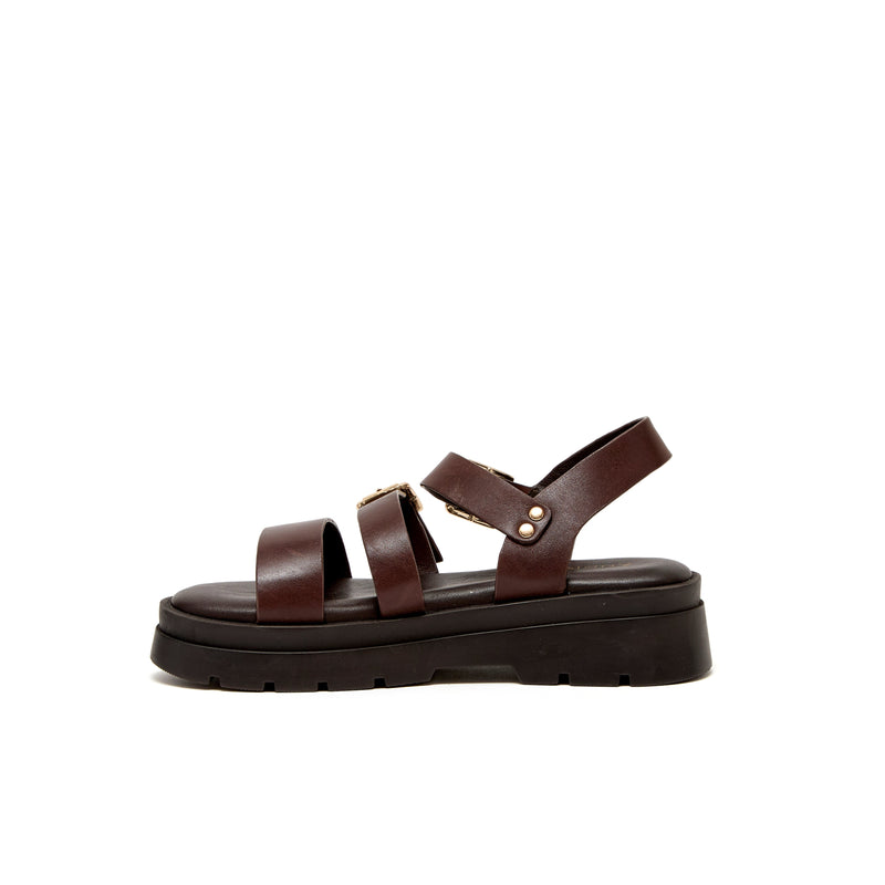 ADONIANE MARRON CHOCOLAT - SANDALE