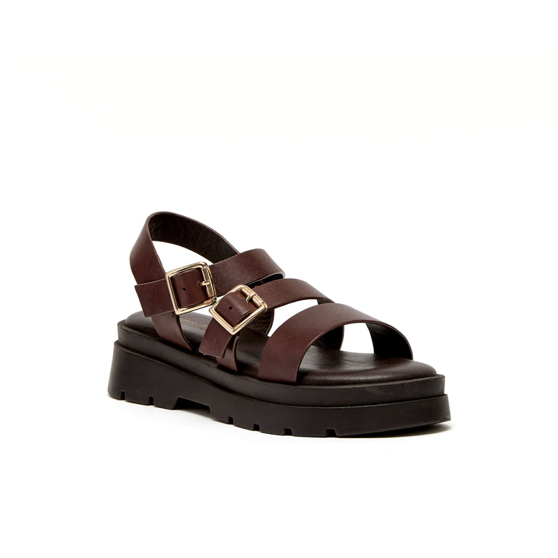 ADONIANE MARRON CHOCOLAT - SANDALE