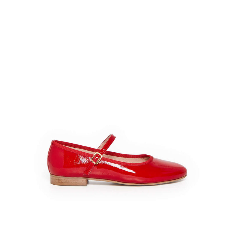 BALLERINE AGATHE ROUGE - André