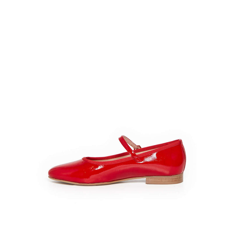 BALLERINE AGATHE ROUGE - André