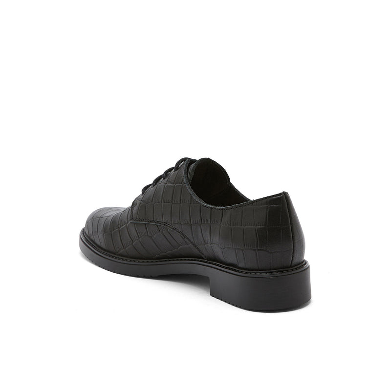 ALANA NOIR CROCO - DERBY