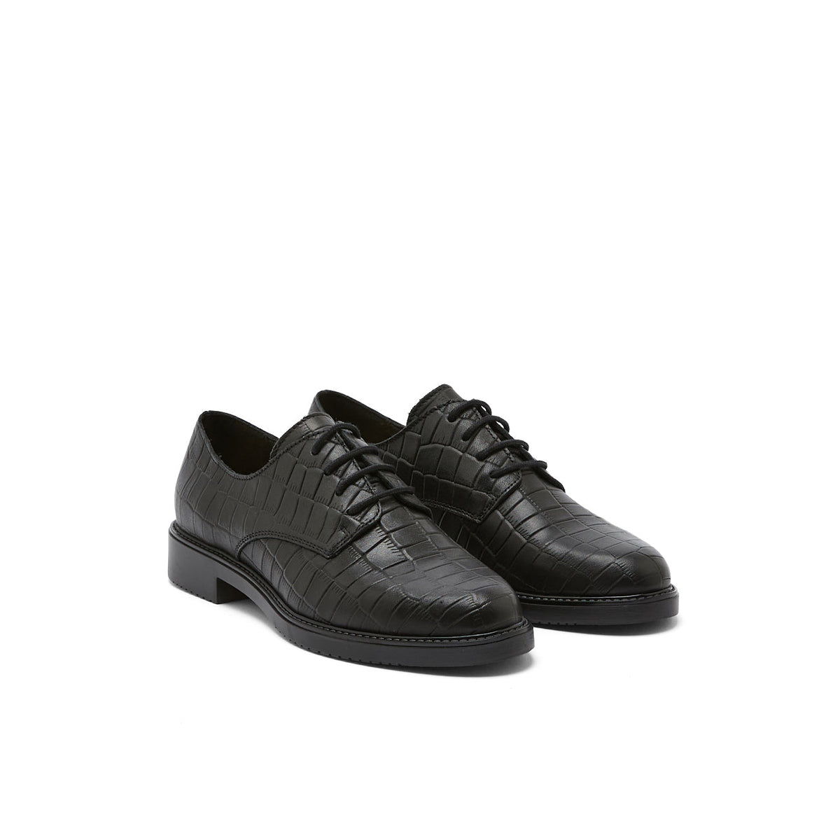 ALANA NOIR CROCO - DERBY