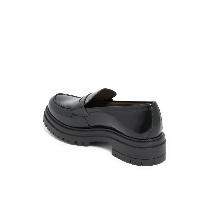 ALBANNE NOIR - MOCASSIN