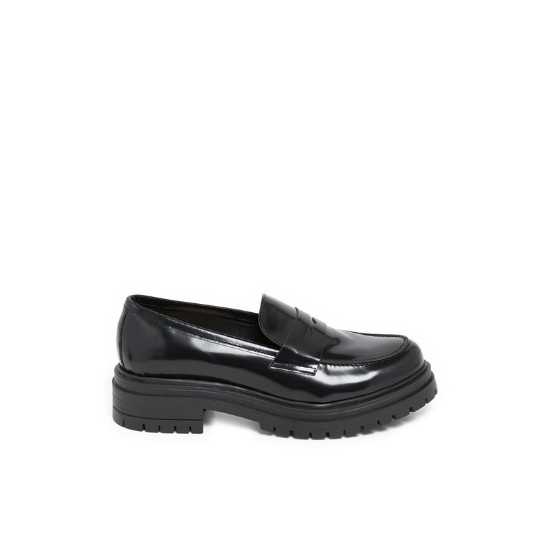 ALBANNE NOIR - MOCASSIN