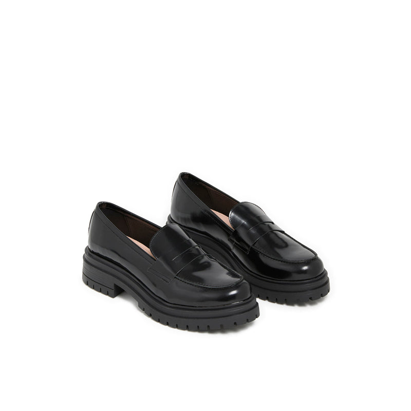 ALBANNE NOIR - MOCASSIN