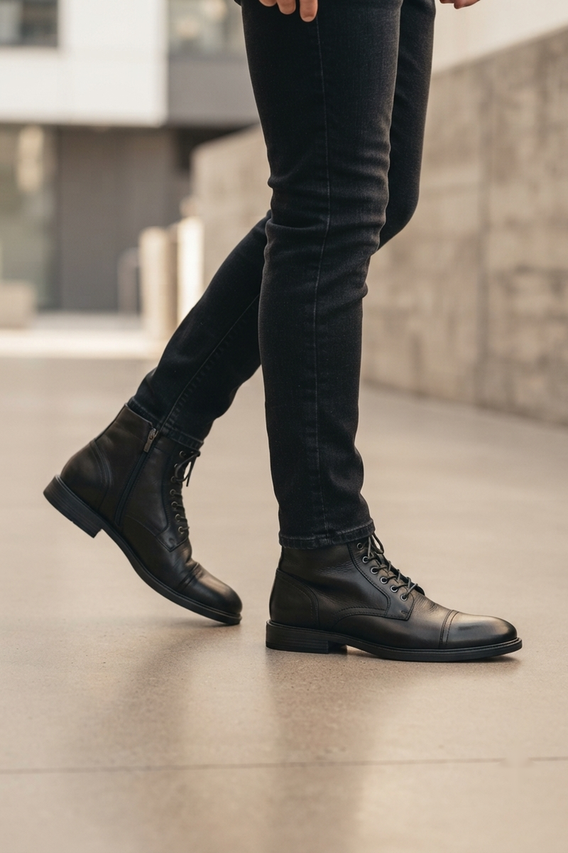ALCIDE NOIR - BOOTS
