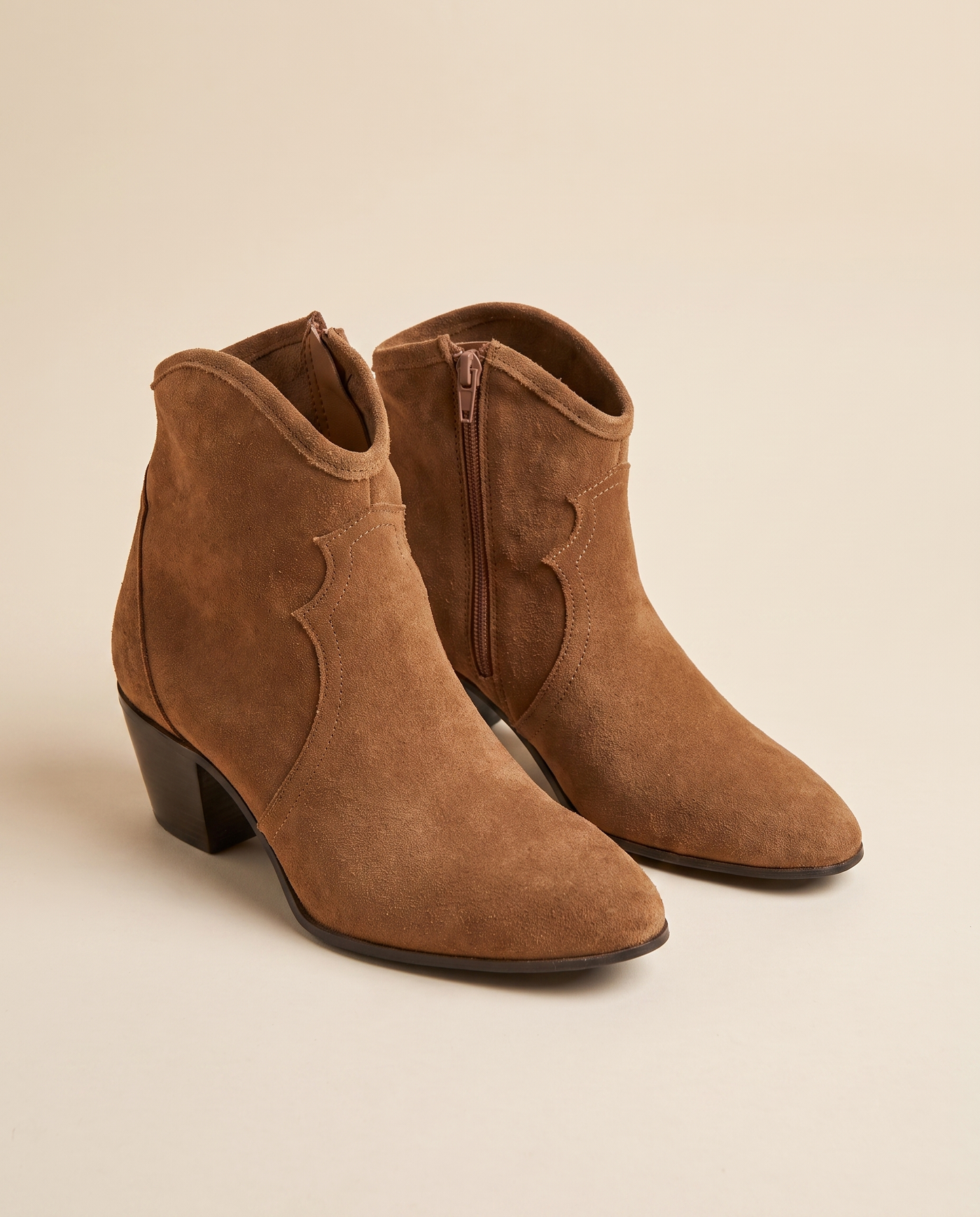 ALIENA TAUPE SUEDE