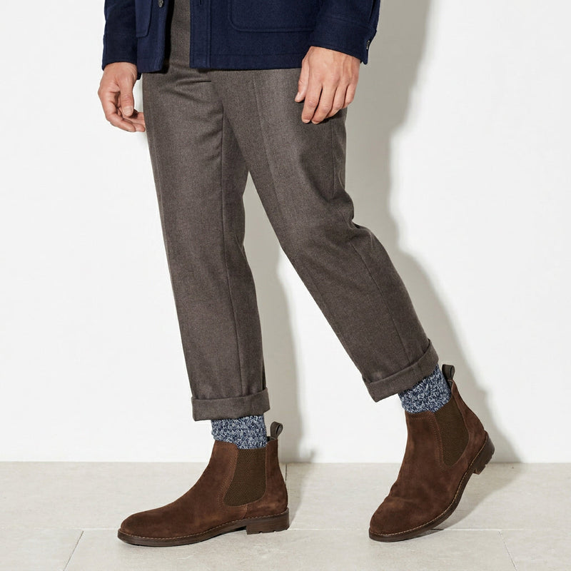Chaussettes en laine Alliance - Bleu