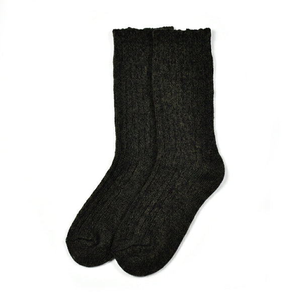 Chaussettes en laine Alliance - Vert foncé