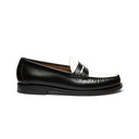 AURELIAN NOIR BLANC - MOCASSIN