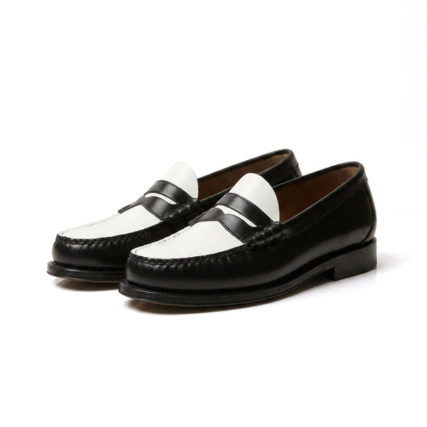 AURELIAN NOIR BLANC - MOCASSIN