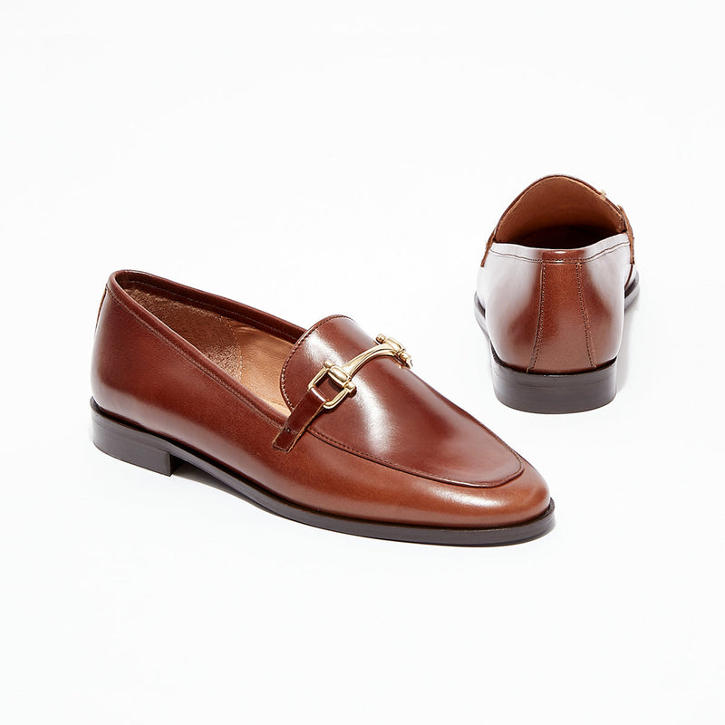 AURORELLE COGNAC - MOCASSIN