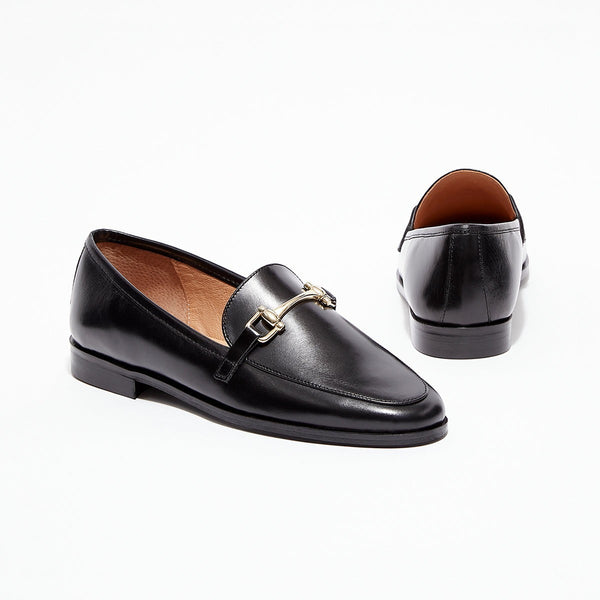 AURORELLE NOIR - MOCASSIN