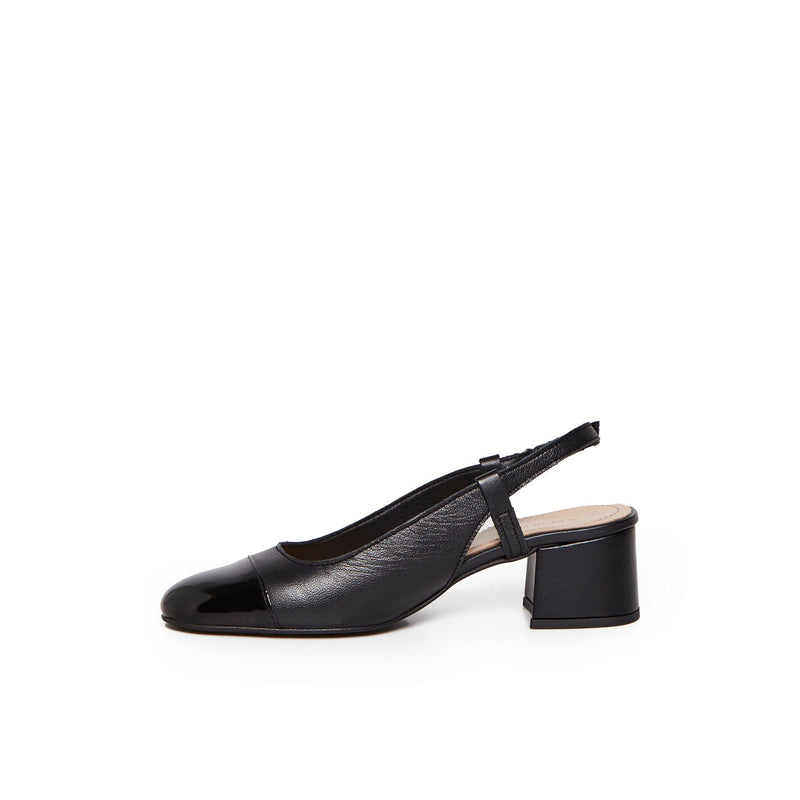 SLINGBACK BRUNIE  NOIR - André