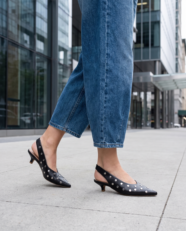 CALYNEA NOIR - SLINGBACK