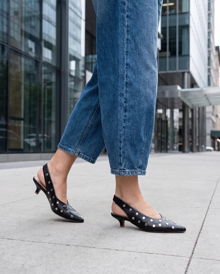 CALYNEA NOIR - SLINGBACK