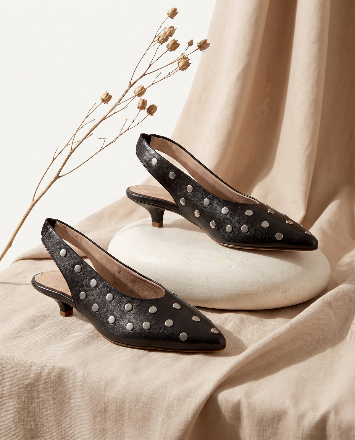 CALYNEA NOIR - SLINGBACK