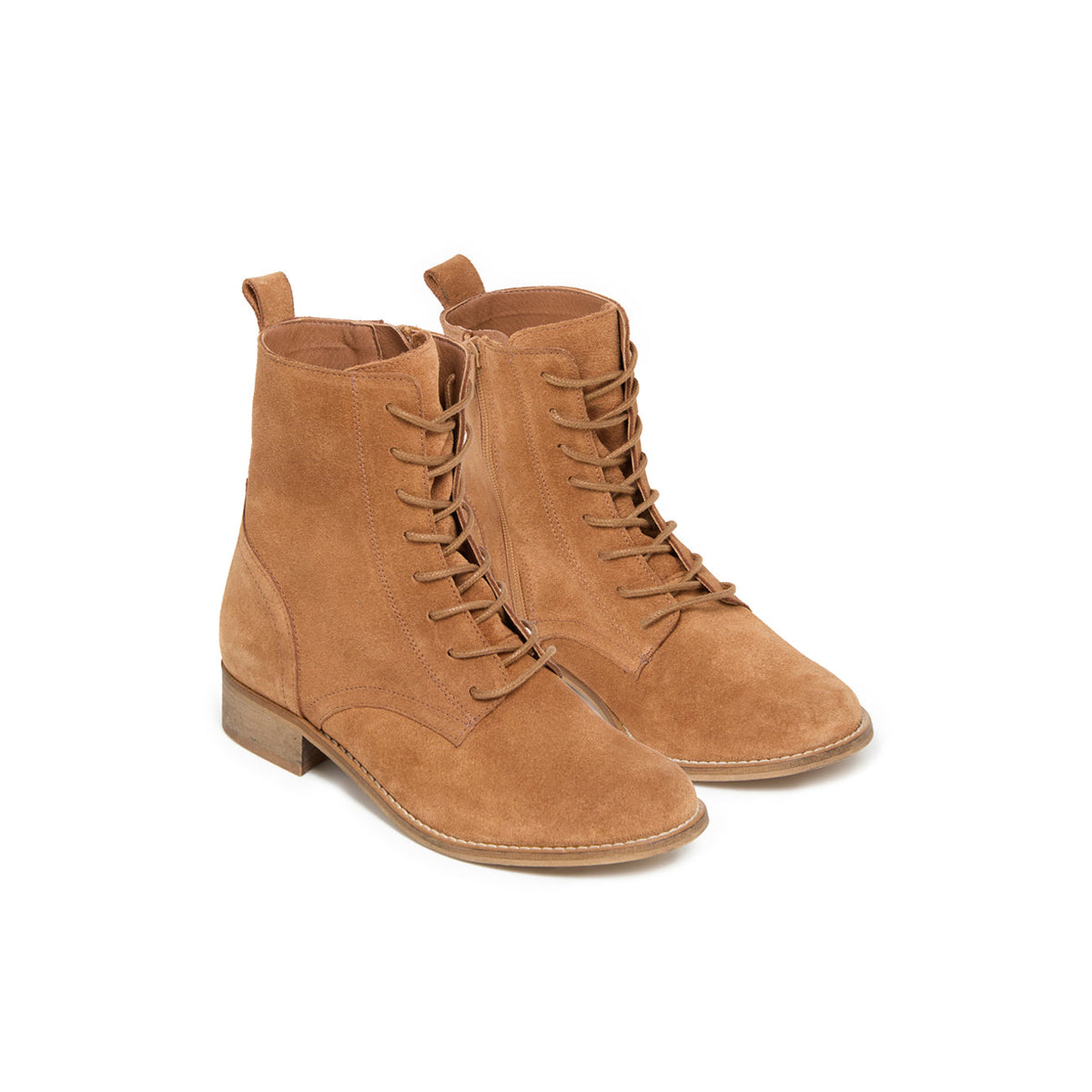 CANAILLE CAMEL SUEDE - BOOTS