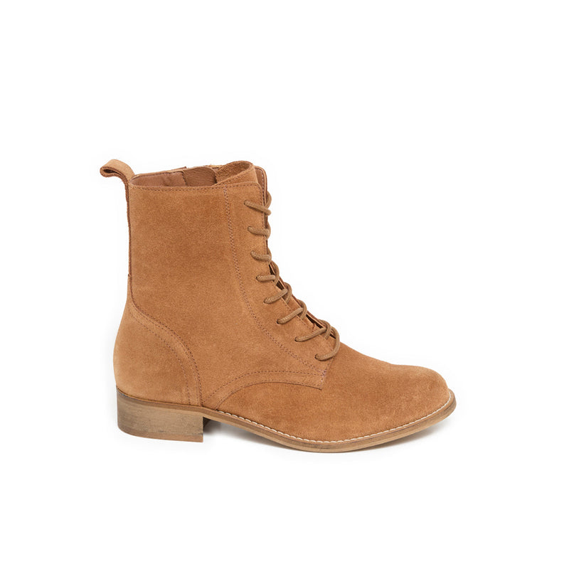 CANAILLE CAMEL SUEDE - BOOTS