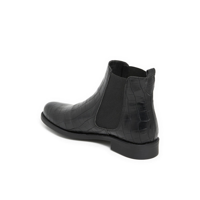CARAMEL NOIR CROCO - BOOTS