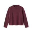 CASILDA - MELANGE LAINE ET ALPAGA - BORDEAUX - TU - PULL
