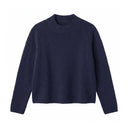 CASILDA - MELANGE LAINE ET ALPAGA - MARINE - TU - PULL