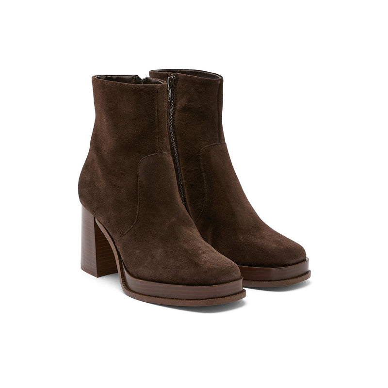 CELESTE MARRON SUEDE - BOOTS