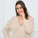 CARDIGAN COL V GLORIA BEIGE - André